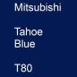 Preview: Mitsubishi, Tahoe Blue, T80.